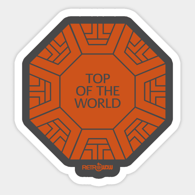 Top of the World Sticker by RetroWDW